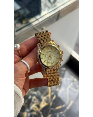SPORTİVE GOLD TAŞLI ÇELİK SAAT
