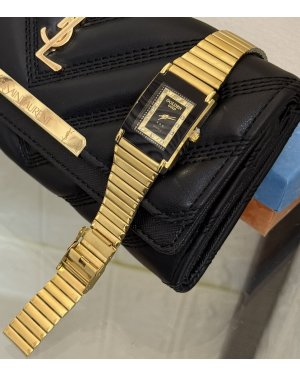 GOLDEN GOLD ÇELİK SİYAH KADRANLI