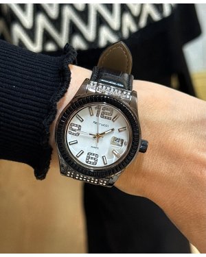 FERRUCCİ SİYAH GÜMÜŞ TAKVİMLİ