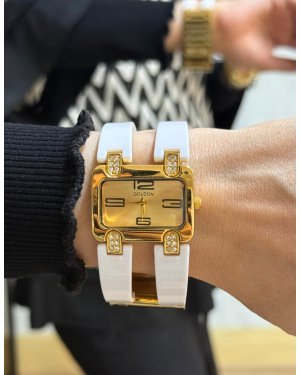 GOLDON BEYAZ KEMİK SAAT