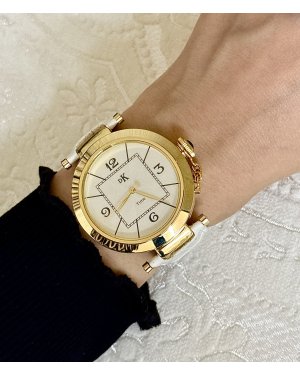 DANİEL KLEİN DERİ GOLD BEYAZ SAAT