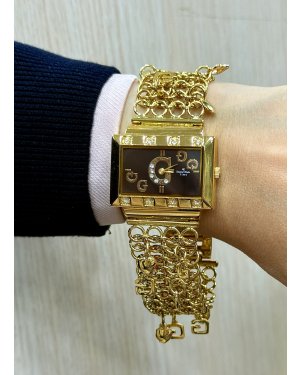 GC ZİNCİRİ CHARMLI GOLD SAAT