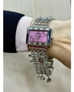 GC ZİNCİRİ CHARMLI GÜMÜŞ SAAT