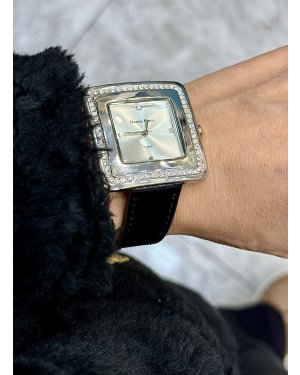 DANİEL KLEİN KARE TAŞLI  SİLVER