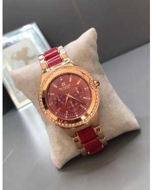 BELONNİ ROSE BORDO ÇELİK SAAT