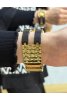 GOLDON SİYAH GOLD KEMİK SAAT
