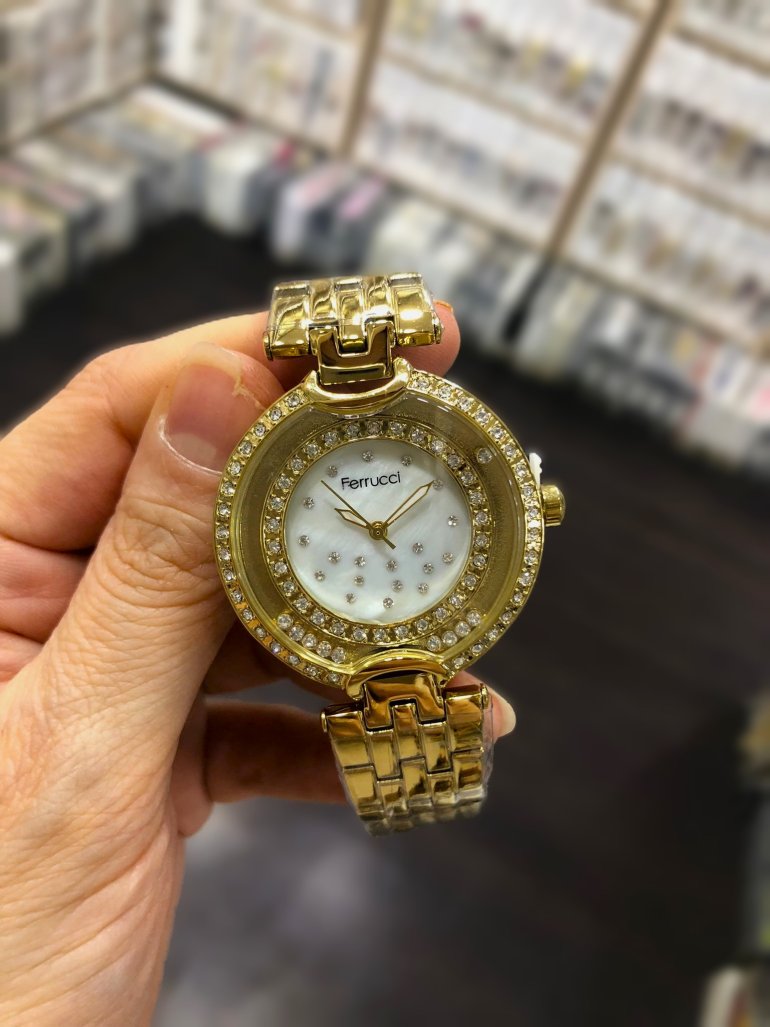 FERRUCCİ YENİ SEZON TAŞLI GOLD RENK