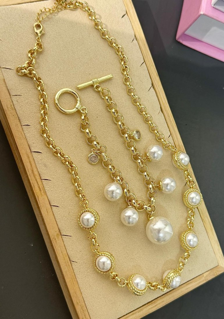 14K İNCİ SET