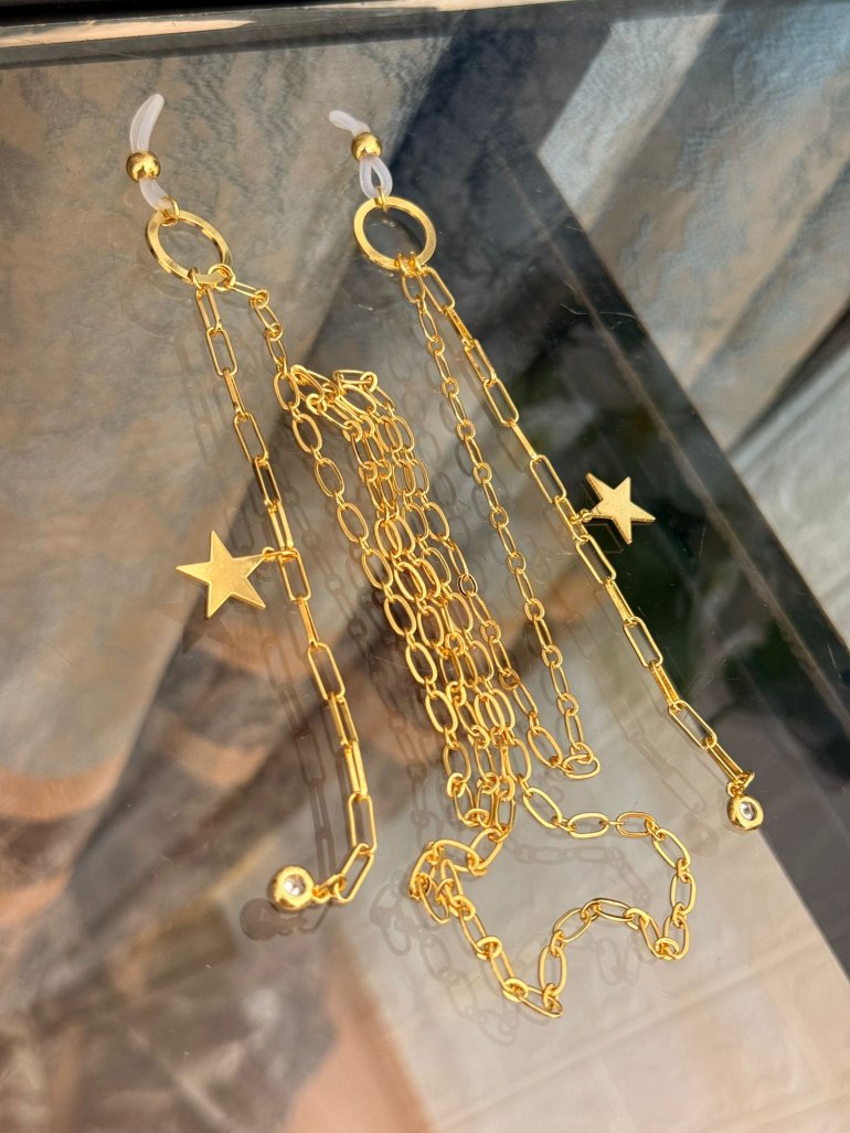 GOLD YILDIZLI ZİNCİR