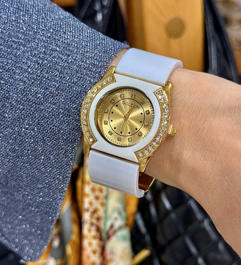 GOLDON BEYAZ SAAT