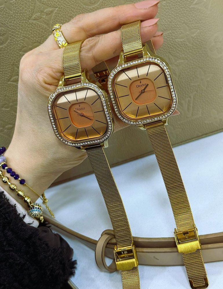 DEXTER GOLD RENK ÇELİK SAAT