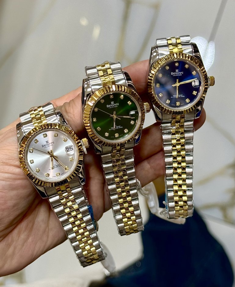 BELONNİ ÇELİK ÇİFT RENKLİ SAAT