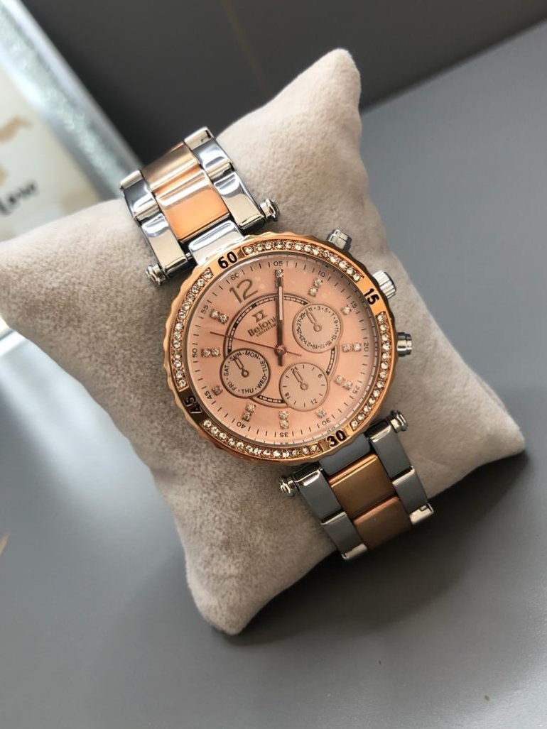 BELONNİ ROSE GÜMÜŞ ÇELİK SAAT