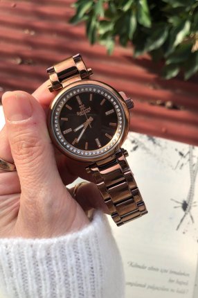 BELONNİ KAHVE ÇELİK SAAT