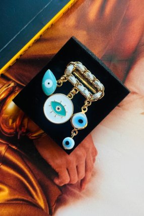 GOLD NAZARLI CHARM