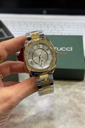 FERRUCCİ ÇİFT RENKLİ ÇELİK SAAT