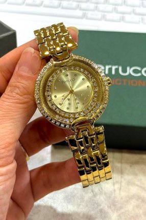 FERRUCCİ GOLD TAŞLI SAAT