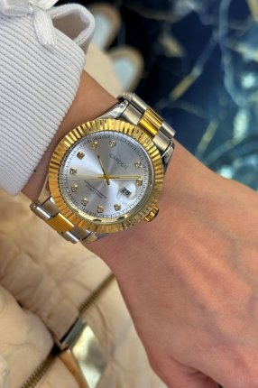 CARDEN ÇİFT RENKLİ ÇELİK SAAT