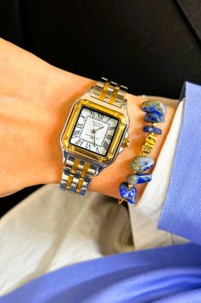 GOLDEN GOLD ÇFT RENKLİ ÇELİK SAAT