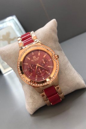 BELONNİ ROSE BORDO ÇELİK SAAT