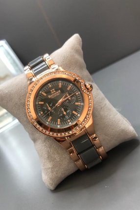 ROSE GRİ ÇELİK  SAAT